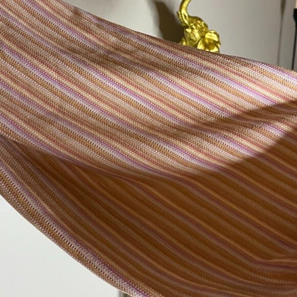 Free People Womens Tie-Back U-Neck Crop Top M / Orchid Rain Combo Size M - Picture 3 of 5